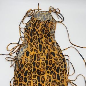 GSUWOO Wilma Flintstone Dress
